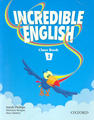 Učebnice používaná v jazykové škole  MyOnlineTeacher.cz: Incredible English 1